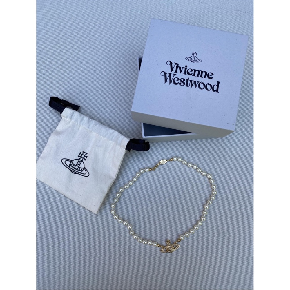 Vivienne Westwood Pearl Choker Necklace